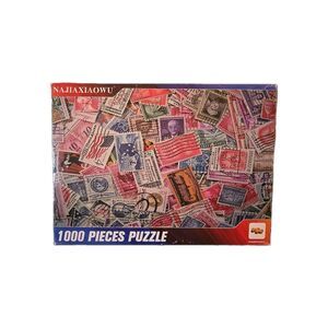 Wooden Jigsaw Puzzle 1000 Pieces “Stamps” High Performance Najiaxiaowu New Stamp